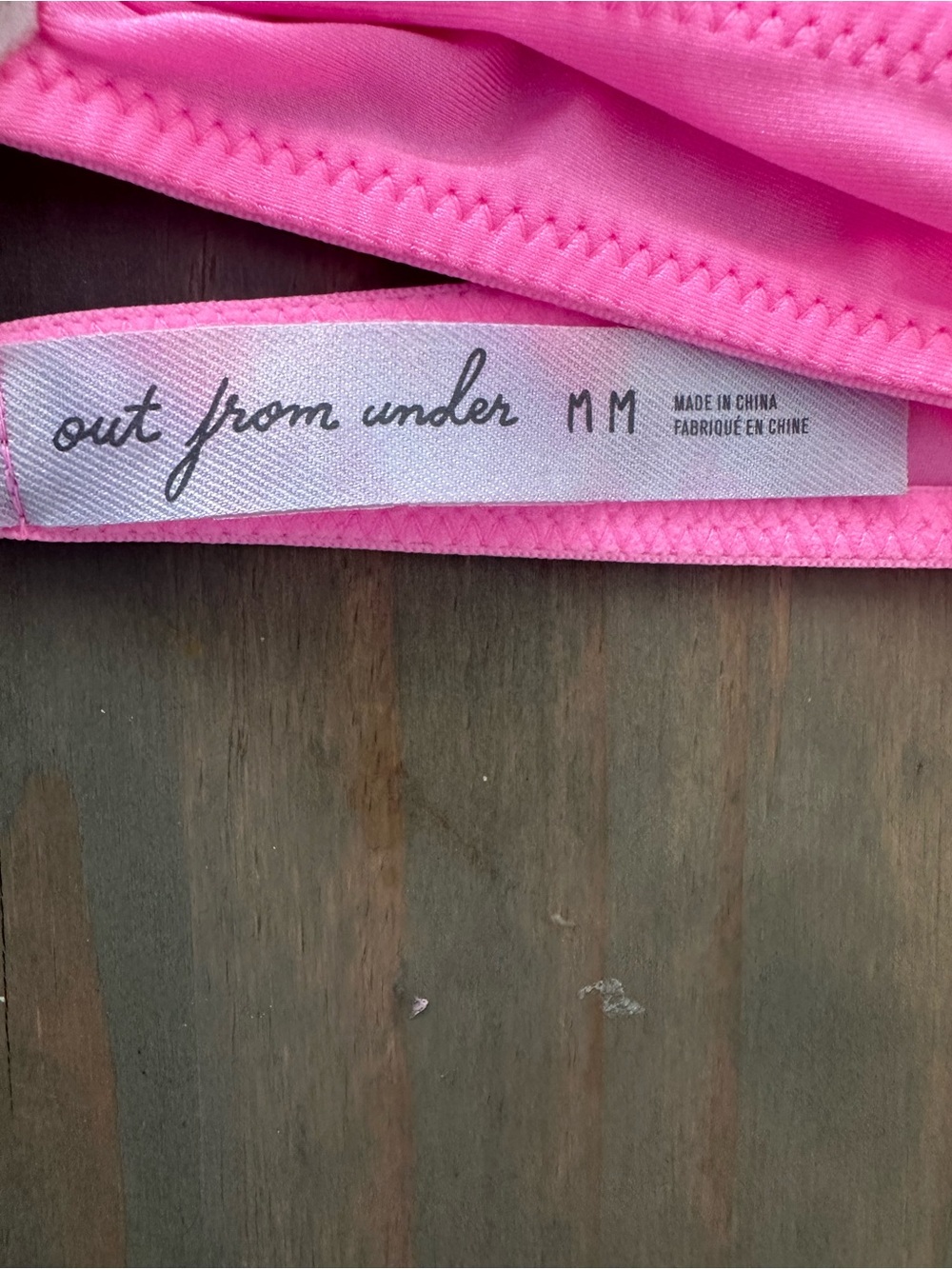 Urban Outfitters Hot Pink Bikini Top - Picture 2 of 6